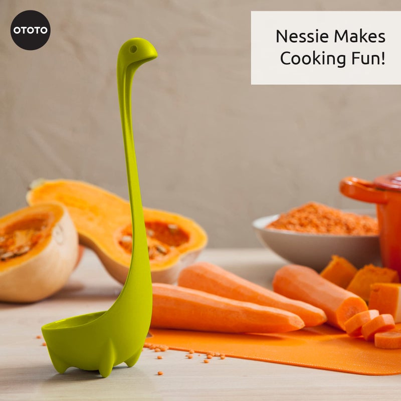 OTOTO The Original Nessie Ladle - Soup Ladle, Cute Gifts, Funny Kitchen Gadgets, Loch Ness design, Cooking Gifts for Mom - Cute and Practical Kitchen Utensils - Unique Gifts for Women, Mothers Day - Image 5